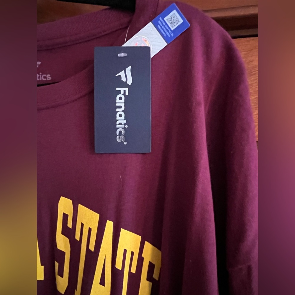 Fanatics burgundy Arizona State University T-shirt Size 3XL #college #ASU - Picture 3 of 4